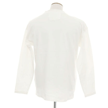 【新品】シーピーカンパニー C.P.Company BOX FIT コットン モックネック 長袖Ｔシャツ ホワイト【サイズM】【 状態ランクN 】【 メンズ 】