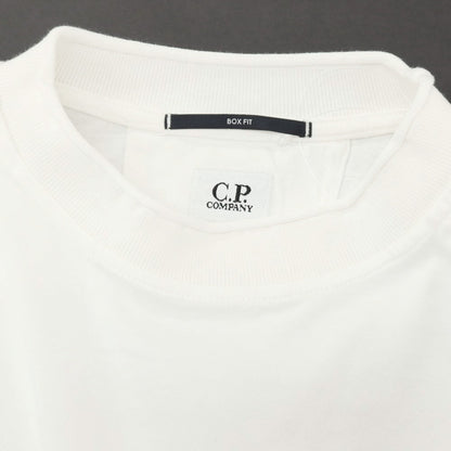 【新品】シーピーカンパニー C.P.Company BOX FIT コットン モックネック 長袖Ｔシャツ ホワイト【サイズM】【 状態ランクN 】【 メンズ 】