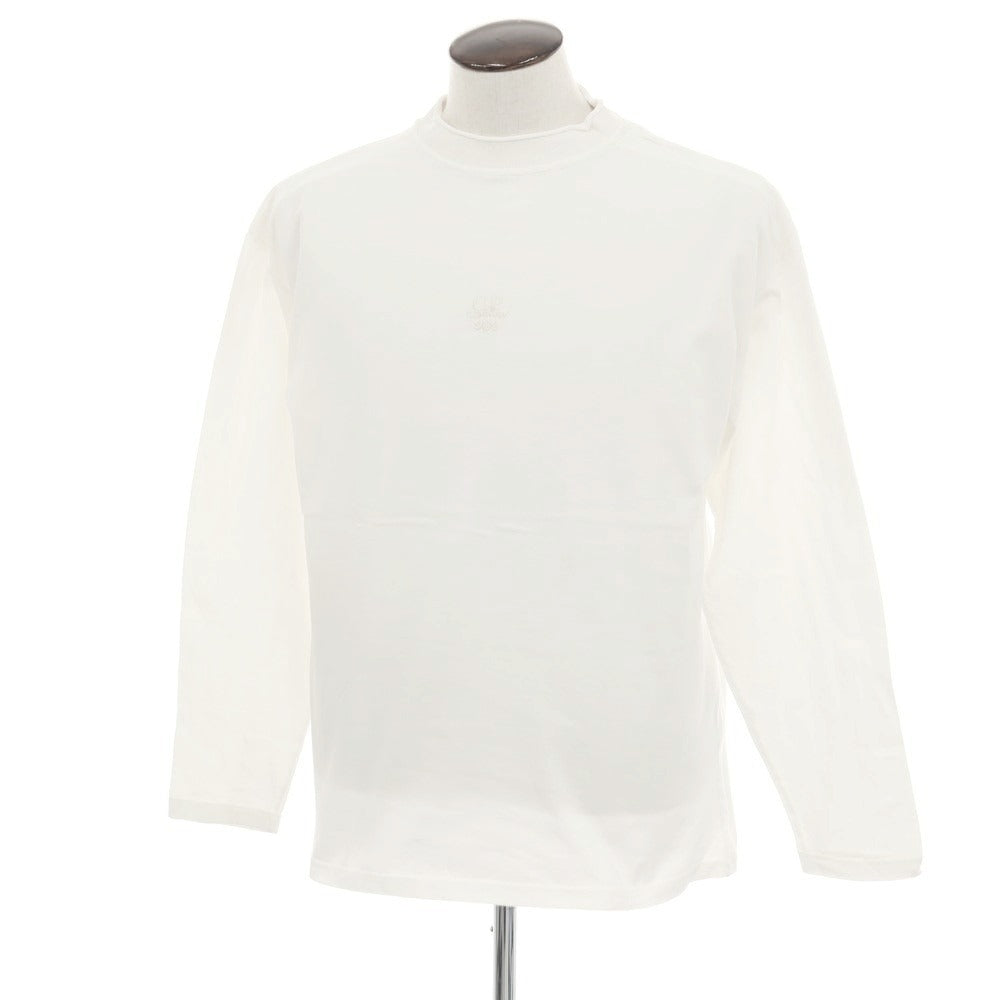 【新品】シーピーカンパニー C.P.Company BOX FIT コットン モックネック 長袖Ｔシャツ ホワイト【サイズL】【 状態ランクN 】【 メンズ 】[CPD]