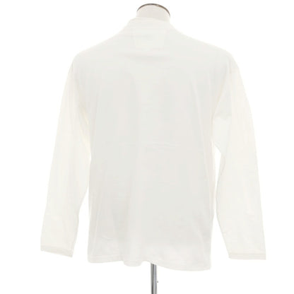 【新品】シーピーカンパニー C.P.Company BOX FIT コットン モックネック 長袖Ｔシャツ ホワイト【サイズL】【 状態ランクN 】【 メンズ 】