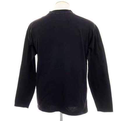 【新品】シーピーカンパニー C.P.Company BOX FIT コットン モックネック 長袖Ｔシャツ ブラック【サイズS】【 状態ランクN 】【 メンズ 】