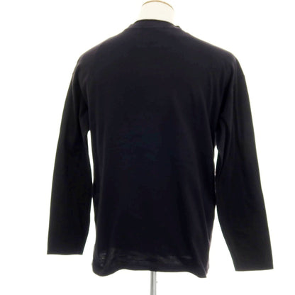 【新品】シーピーカンパニー C.P.Company BOX FIT コットン モックネック 長袖Ｔシャツ ブラック【 M 】【 状態ランクN 】【 メンズ 】[APD]
