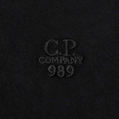 【新品】シーピーカンパニー C.P.Company BOX FIT コットン モックネック 長袖Ｔシャツ ブラック【 M 】【 状態ランクN 】【 メンズ 】[APD]