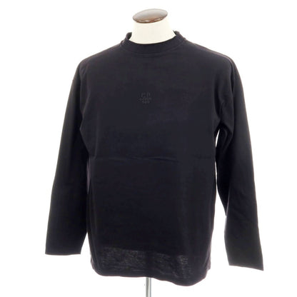 【新品】シーピーカンパニー C.P.Company BOX FIT コットン モックネック 長袖Ｔシャツ ブラック【 L 】【 状態ランクN 】【 メンズ 】[APD]