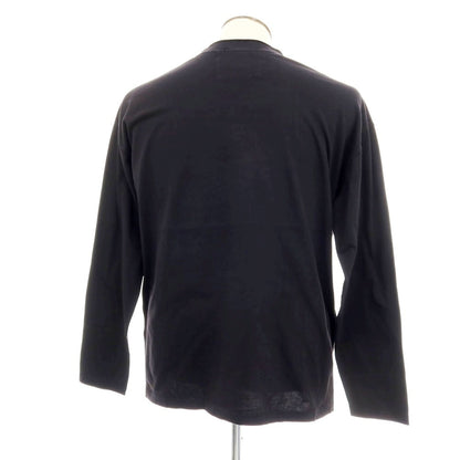 【新品】シーピーカンパニー C.P.Company BOX FIT コットン モックネック 長袖Ｔシャツ ブラック【 L 】【 状態ランクN 】【 メンズ 】[APD]