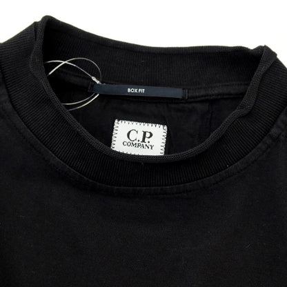 【新品】シーピーカンパニー C.P.Company BOX FIT コットン モックネック 長袖Ｔシャツ ブラック【 L 】【 状態ランクN 】【 メンズ 】[APD]