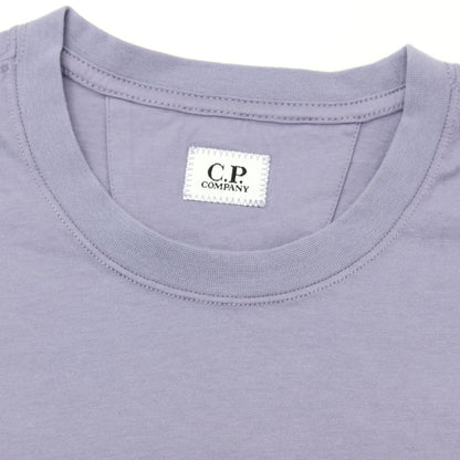 【新品】シーピーカンパニー C.P.Company コットン クルーネック 半袖Ｔシャツ スモークパープル【サイズXL】【 状態ランクN 】【 メンズ 】