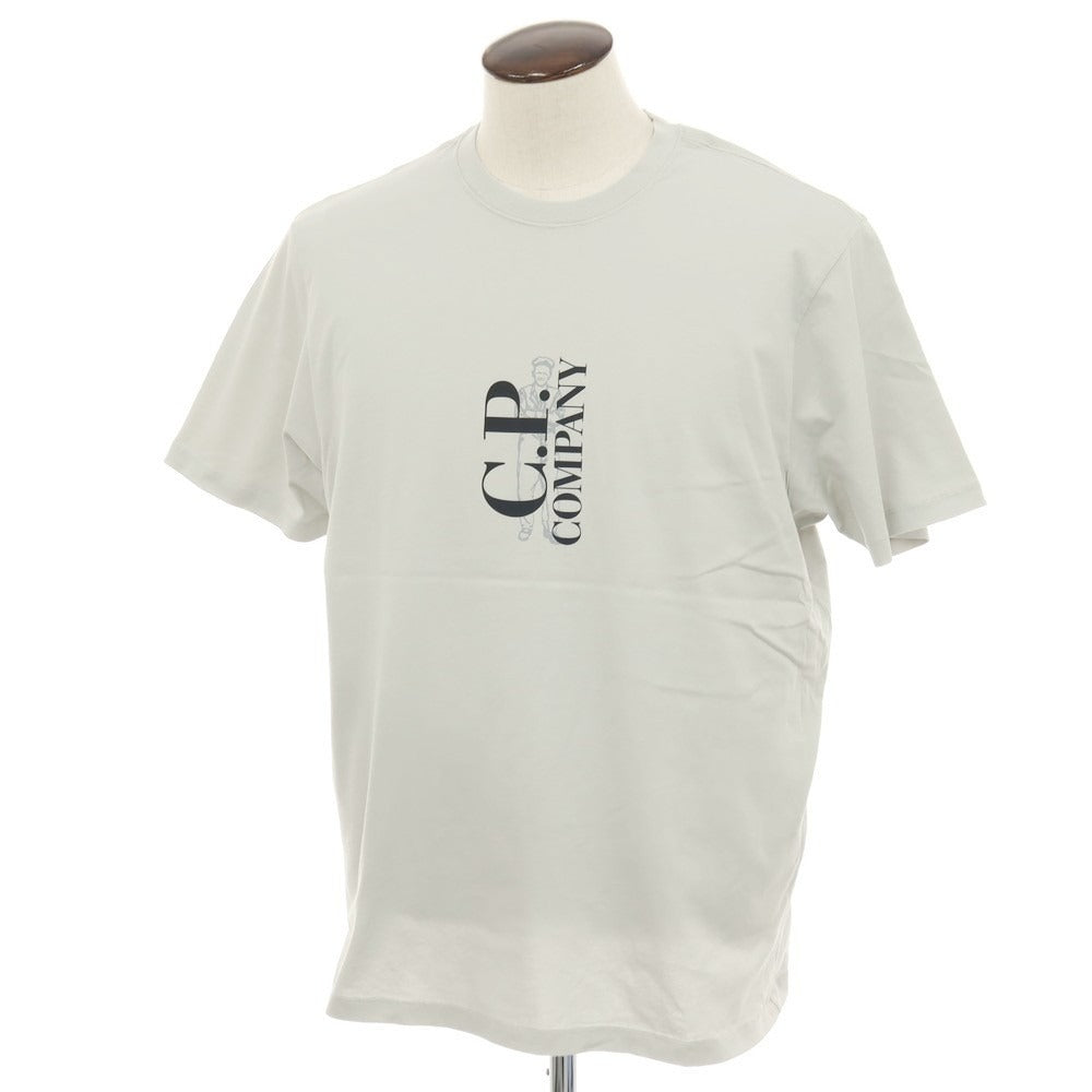 【新品】シーピーカンパニー C.P.Company コットン クルーネック 半袖Ｔシャツ ライトセージ【サイズXL】【 状態ランクN 】【 メンズ 】[DPD]