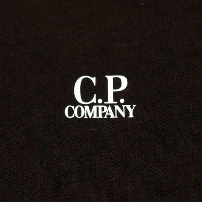 【新品】シーピーカンパニー C.P.Company コットン クルーネック 半袖Ｔシャツ ブラック【 M 】【 状態ランクN 】【 メンズ 】[APD]