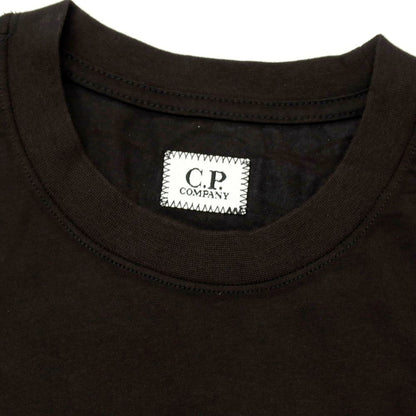 【新品】シーピーカンパニー C.P.Company コットン クルーネック 半袖Ｔシャツ ブラック【サイズL】【 状態ランクN 】【 メンズ 】