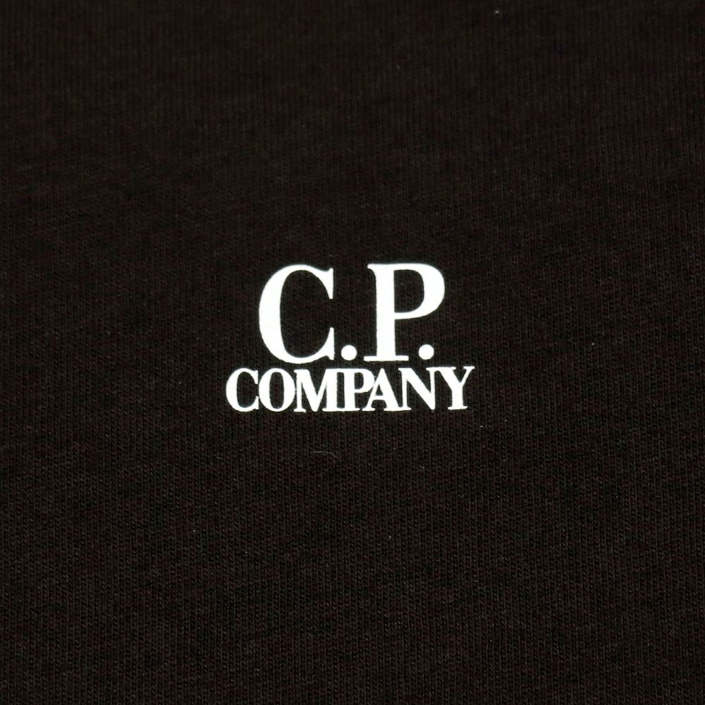 【新品】シーピーカンパニー C.P.Company コットン クルーネック 半袖Ｔシャツ ブラック【サイズL】【 状態ランクN 】【 メンズ 】
