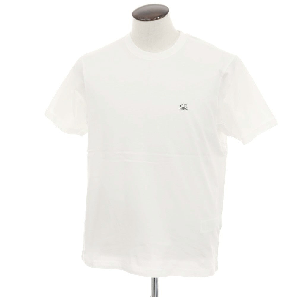 【SALE10%OFF/返品不可】【新品アウトレット】シーピーカンパニー C.P.Company コットン クルーネック 半袖Ｔシャツ ホワイト【 サイズL 】【 状態ランクN- 】【 メンズ 】 [APD]