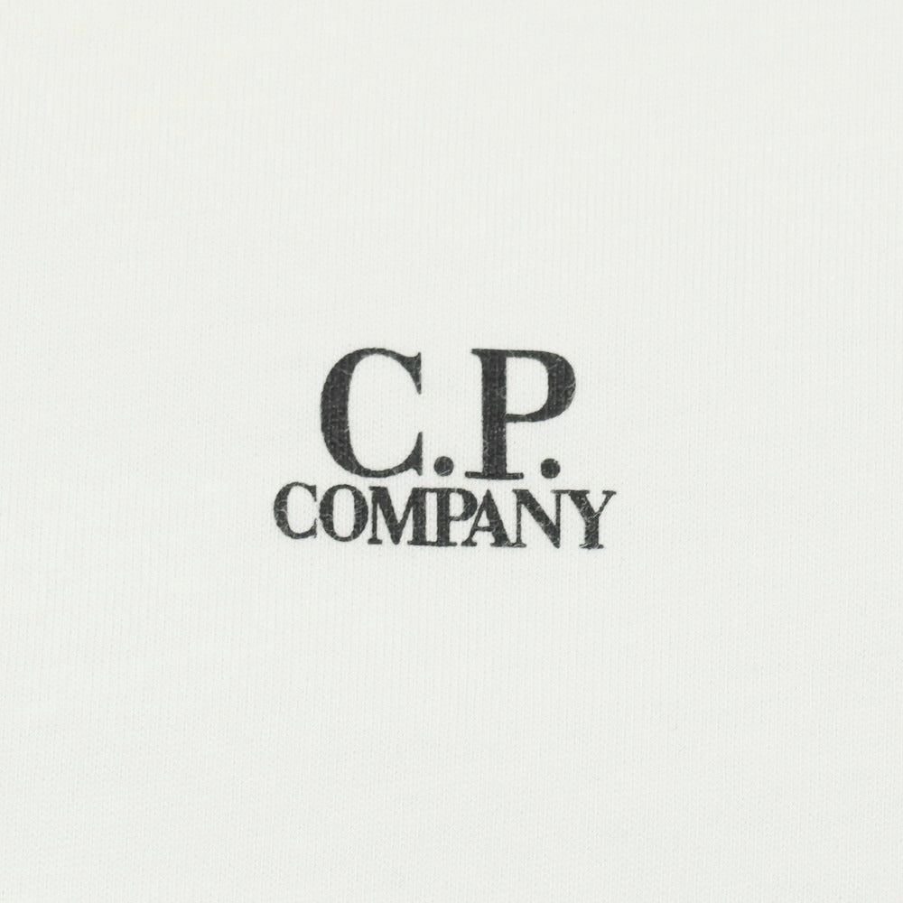 【SALE10%OFF/返品不可】【新品アウトレット】シーピーカンパニー C.P.Company コットン クルーネック 半袖Ｔシャツ ホワイト【 サイズL 】【 状態ランクN- 】【 メンズ 】 [APD]