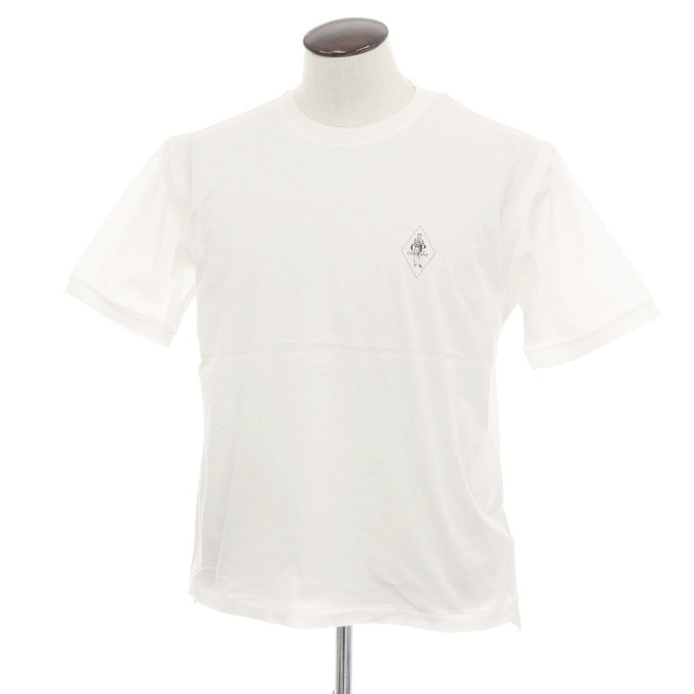 【新品】シーピーカンパニー C.P.Company コットン クルーネック 半袖Ｔシャツ ホワイト【サイズL】【 状態ランクN 】【 メンズ 】[CPD]