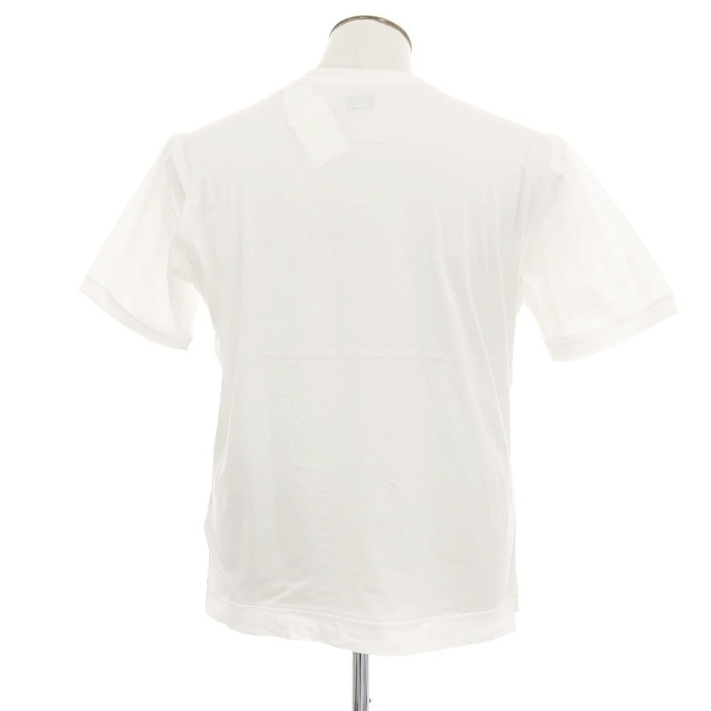 【新品】シーピーカンパニー C.P.Company コットン クルーネック 半袖Ｔシャツ ホワイト【サイズL】【 状態ランクN 】【 メンズ 】[CPD]