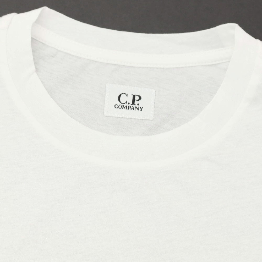 【新品】シーピーカンパニー C.P.Company コットン クルーネック 半袖Ｔシャツ ホワイト【サイズL】【 状態ランクN 】【 メンズ 】[CPD]