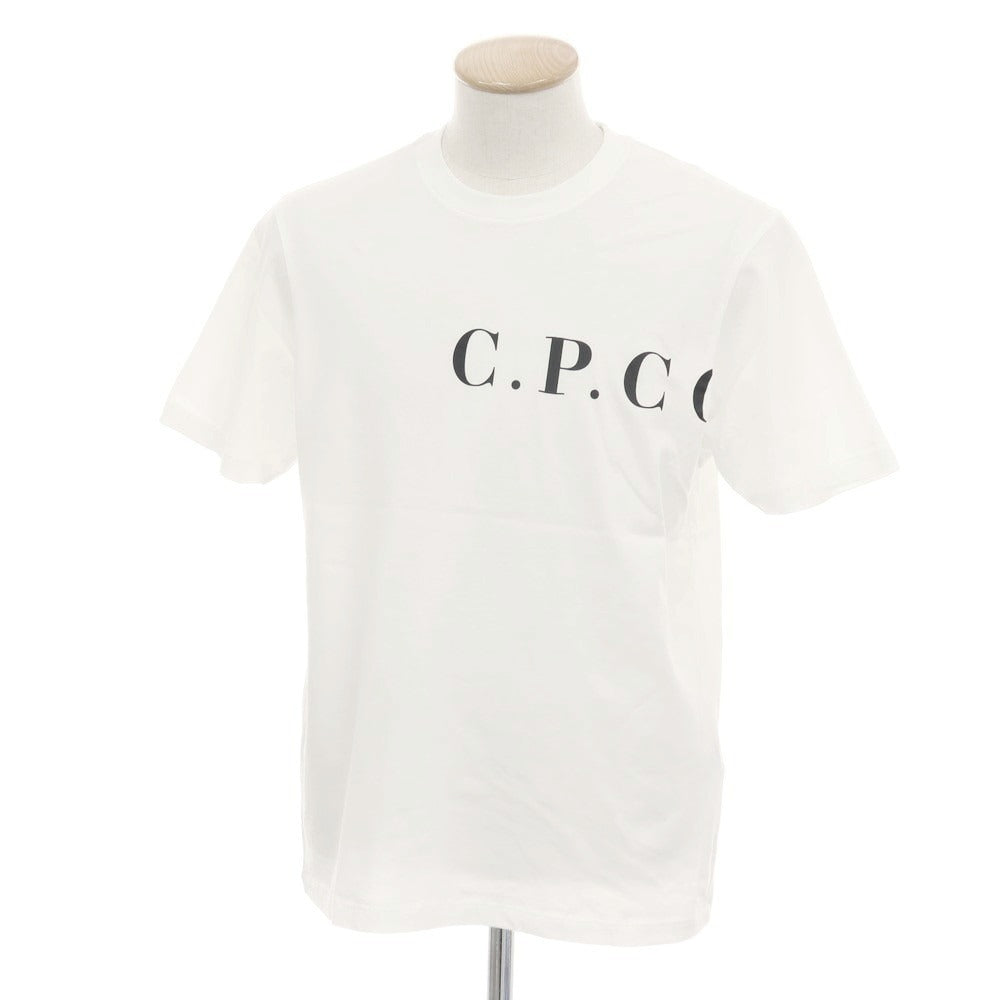 【新品】シーピーカンパニー C.P.Company コットン クルーネック 半袖Ｔシャツ ホワイト【サイズS】【 状態ランクN 】【 メンズ 】[DPD]