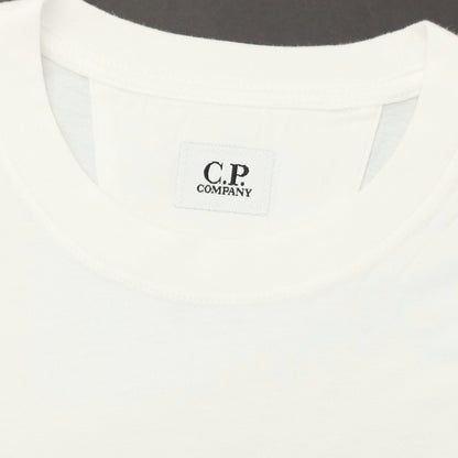【新品】シーピーカンパニー C.P.Company コットン クルーネック 半袖Ｔシャツ ホワイト【 L 】【 状態ランクN 】【 メンズ 】 []