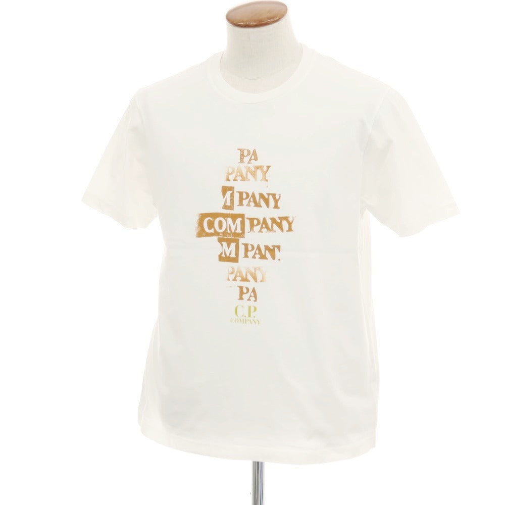 【新品】シーピーカンパニー C.P.Company コットン クルーネック 半袖Ｔシャツ ホワイト【 M 】【 状態ランクN 】【 メンズ 】[APD]