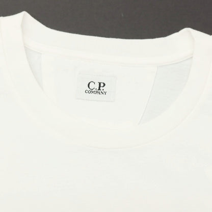 【新品】シーピーカンパニー C.P.Company コットン クルーネック 半袖Ｔシャツ ホワイト【サイズXL】【 状態ランクN 】【 メンズ 】