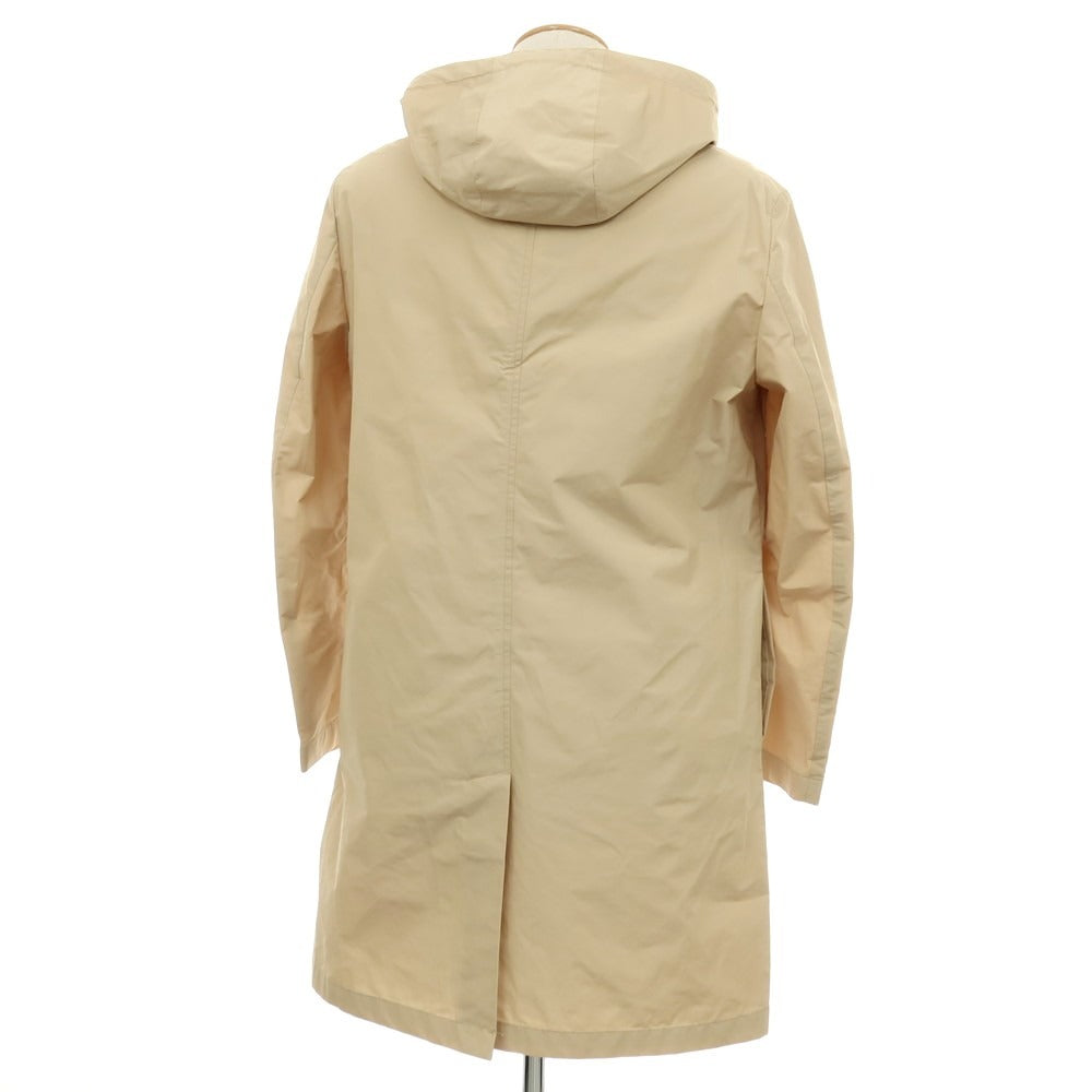 【新品アウトレット】ラルディーニ LARDINI ポリエステルコットン フーデッドコート ベージュ【サイズ44】【 状態ランクN- 】【 メンズ 】[DPD]