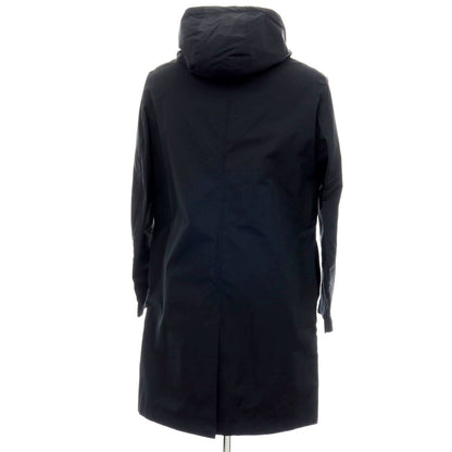 【新品】ラルディーニ LARDINI ポリエステルコットン フーデッドコート ブラック【サイズ44】【 状態ランクN 】【 メンズ 】