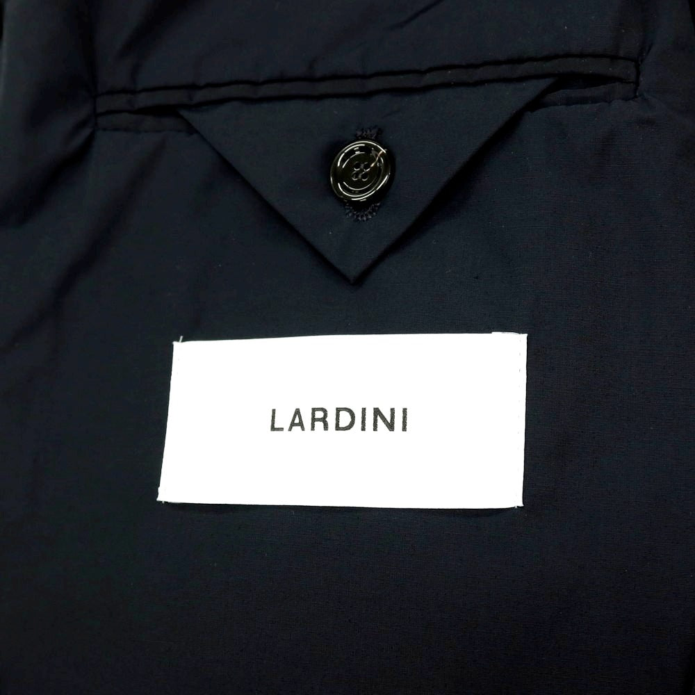【新品】ラルディーニ LARDINI ポリエステルコットン フーデッドコート ブラック【サイズ48】【 状態ランクN 】【 メンズ 】[DPD]