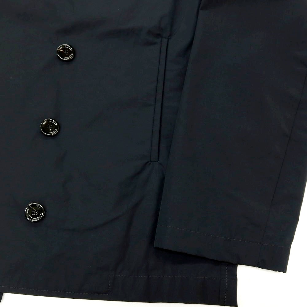 【新品アウトレット】ラルディーニ LARDINI ポリエステルコットン ピーコート ブラック【サイズ46】【 状態ランクN- 】【 メンズ 】