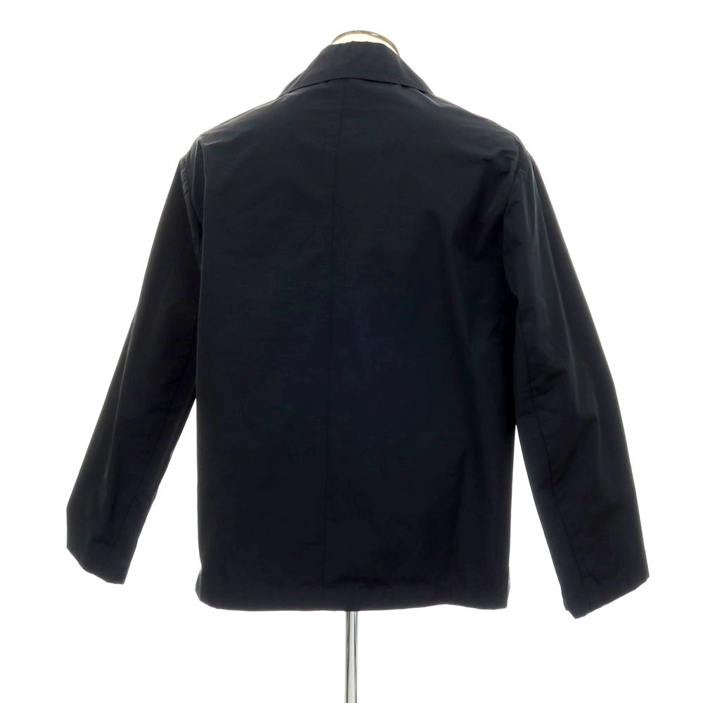 【新品】ラルディーニ LARDINI ポリエステルコットン ピーコート ブラック【サイズ52】【 状態ランクN 】【 メンズ 】[DPD]