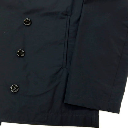 【新品アウトレット】ラルディーニ LARDINI ポリエステルコットン ピーコート ブラック【サイズ54】【 状態ランクN- 】【 メンズ 】