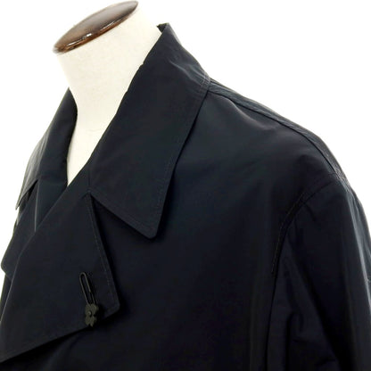 【新品】ラルディーニ LARDINI ポリエステルコットン ピーコート ブラック【サイズ56】【 状態ランクN 】【 メンズ 】