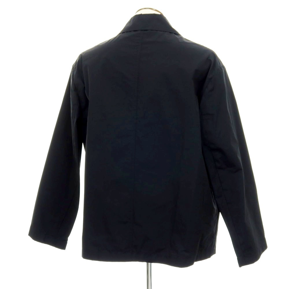 【新品】ラルディーニ LARDINI ポリエステルコットン ピーコート ブラック【サイズ56】【 状態ランクN 】【 メンズ 】[DPD]