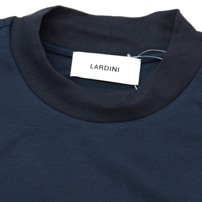 【新品】ラルディーニ LARDINI コットン 半袖Ｔシャツ ネイビー【サイズL】【 状態ランクN 】【 メンズ 】