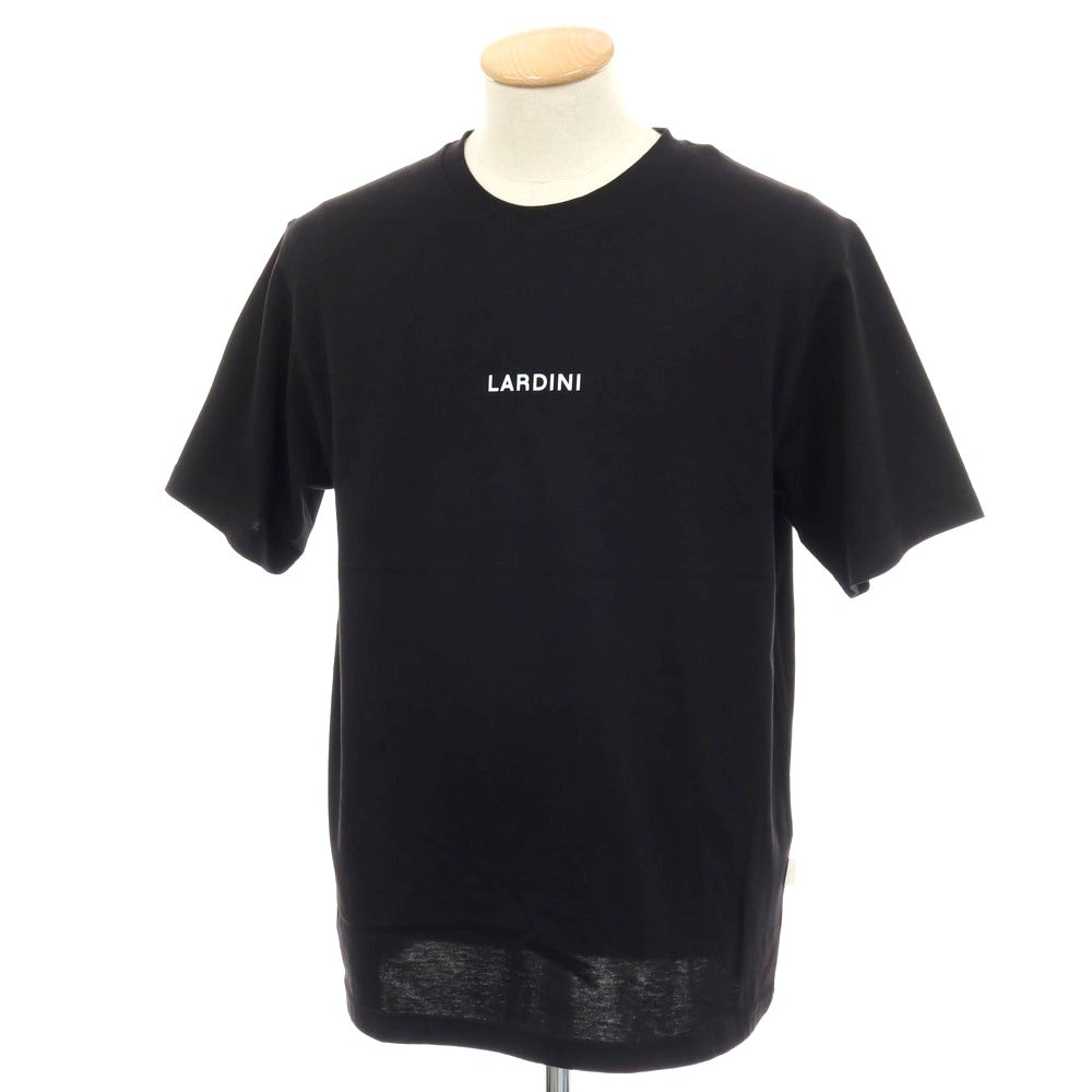 【新品】ラルディーニ LARDINI コットン クルーネック 半袖Ｔシャツ ブラック【サイズS】【 状態ランクN 】【 メンズ 】