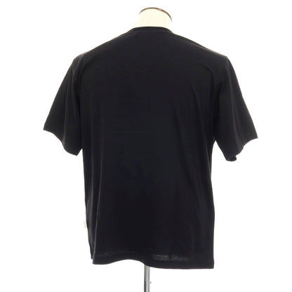 【新品】ラルディーニ LARDINI コットン クルーネック 半袖Ｔシャツ ブラック【サイズL】【 状態ランクN 】【 メンズ 】