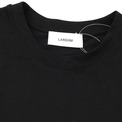 【新品】ラルディーニ LARDINI コットン クルーネック 半袖Ｔシャツ ブラック【サイズL】【 状態ランクN 】【 メンズ 】