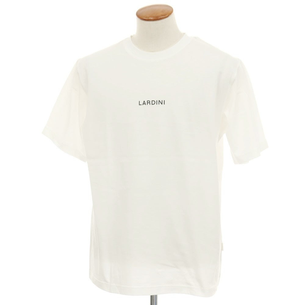 【新品】ラルディーニ LARDINI コットン クルーネック 半袖Ｔシャツ ホワイト【 サイズM 】【 状態ランクN 】【 メンズ 】 [BPD]