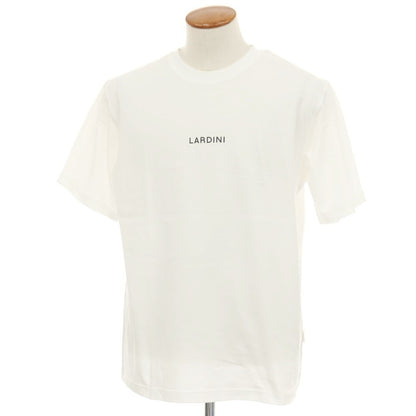 【新品】ラルディーニ LARDINI コットン クルーネック 半袖Ｔシャツ ホワイト【サイズM】【 状態ランクN 】【 メンズ 】