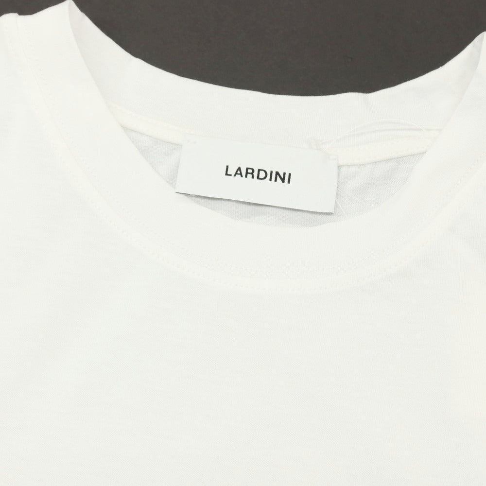 【新品】ラルディーニ LARDINI コットン クルーネック 半袖Ｔシャツ ホワイト【サイズM】【 状態ランクN 】【 メンズ 】