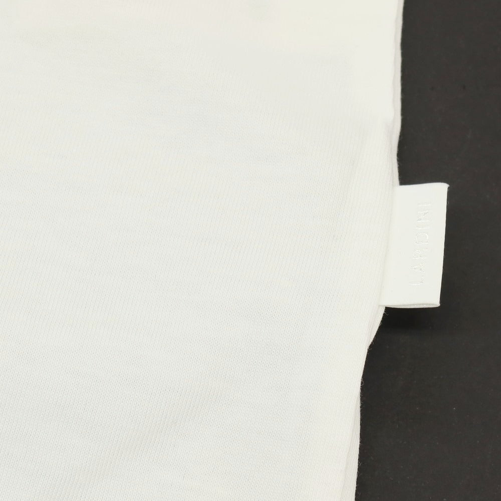【新品】ラルディーニ LARDINI コットン クルーネック 半袖Ｔシャツ ホワイト【サイズM】【 状態ランクN 】【 メンズ 】