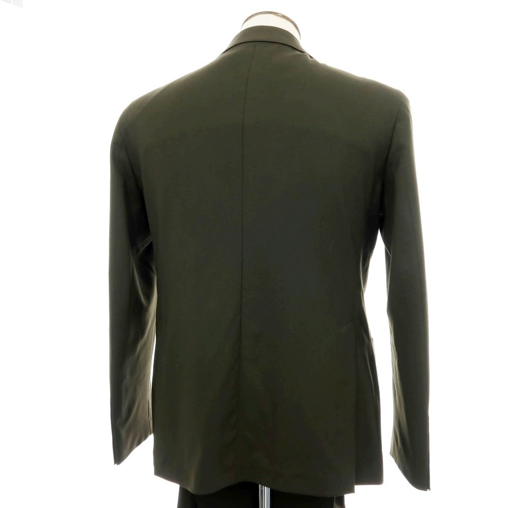【新品】タリアトーレ TAGLIATORE ストレッチウール 2つボタンスーツ オリーブ【サイズ50】【 状態ランクN 】【 メンズ 】[DPD]