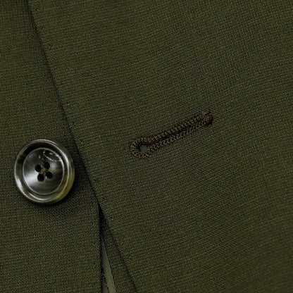 【新品】タリアトーレ TAGLIATORE ストレッチウール 2つボタンスーツ オリーブ【サイズ50】【 状態ランクN 】【 メンズ 】