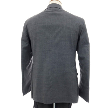 【新品】タリアトーレ TAGLIATORE ストレッチウール 2つボタンスーツ グレー【サイズ48】【 状態ランクN 】【 メンズ 】