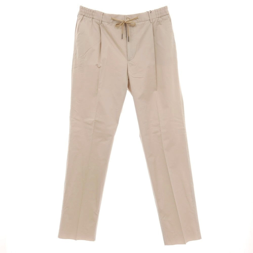 【SALE10%OFF/返品不可】【新品】タリアトーレ TAGLIATORE ストレッチ コットン イージースラックスパンツ ベージュ【 サイズ56 】【 状態ランクN 】【 メンズ 】