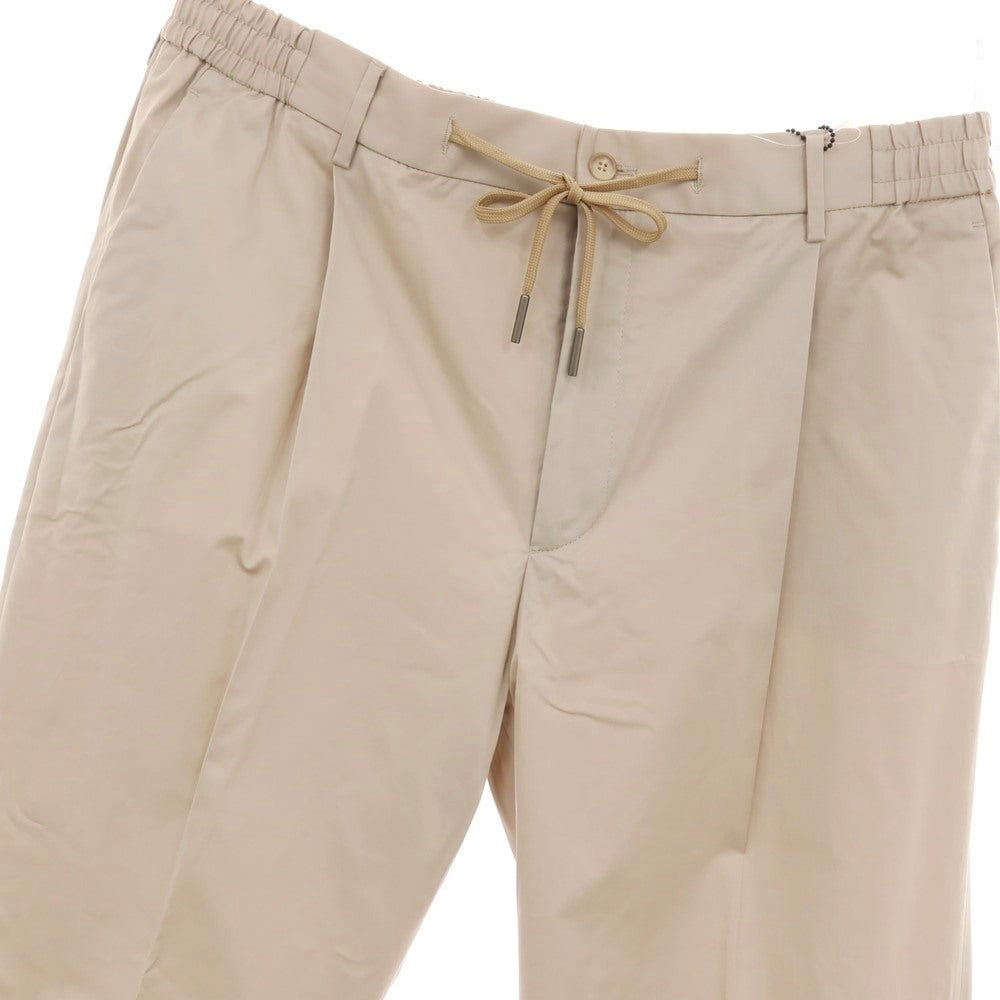 【新品】タリアトーレ TAGLIATORE ストレッチ コットン イージースラックスパンツ ベージュ【サイズ56】【 状態ランクN 】【 メンズ 】