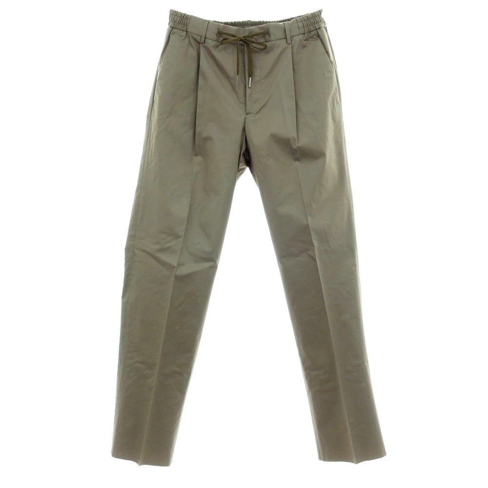 【新品】タリアトーレ TAGLIATORE ストレッチ コットン イージースラックスパンツ オリーブ【サイズ50】【 状態ランクN 】【 メンズ 】
