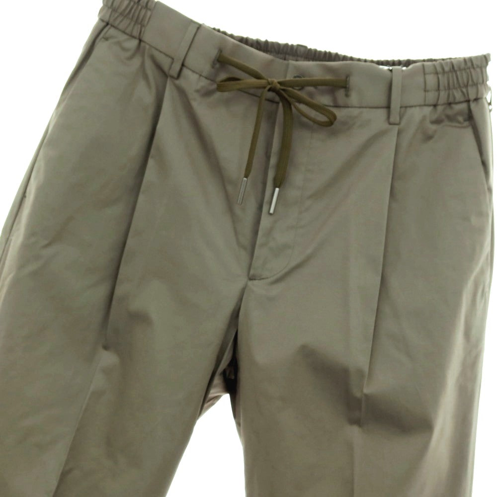 【新品】タリアトーレ TAGLIATORE ストレッチ コットン イージースラックスパンツ オリーブ【サイズ50】【 状態ランクN 】【 メンズ 】