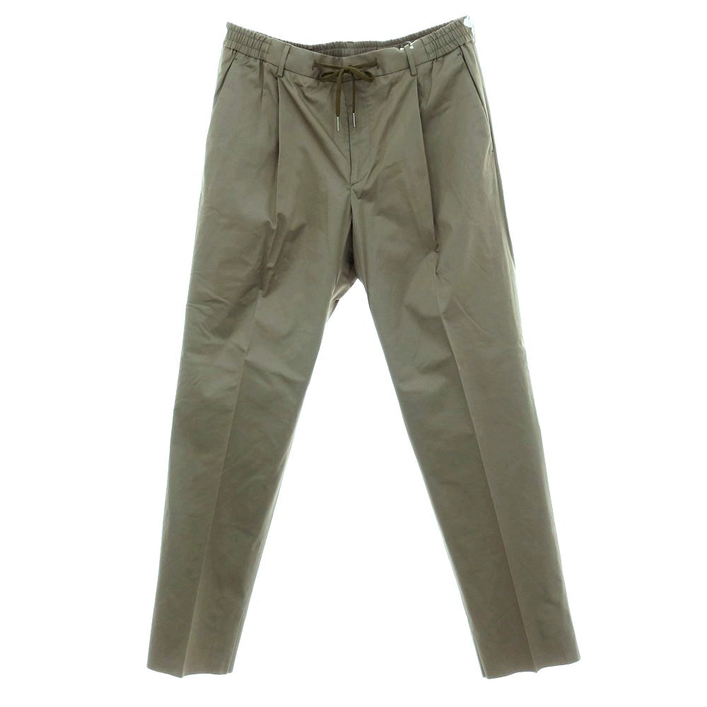 【新品】タリアトーレ TAGLIATORE ストレッチ コットン イージースラックスパンツ オリーブ【サイズ56】【 状態ランクN 】【 メンズ 】