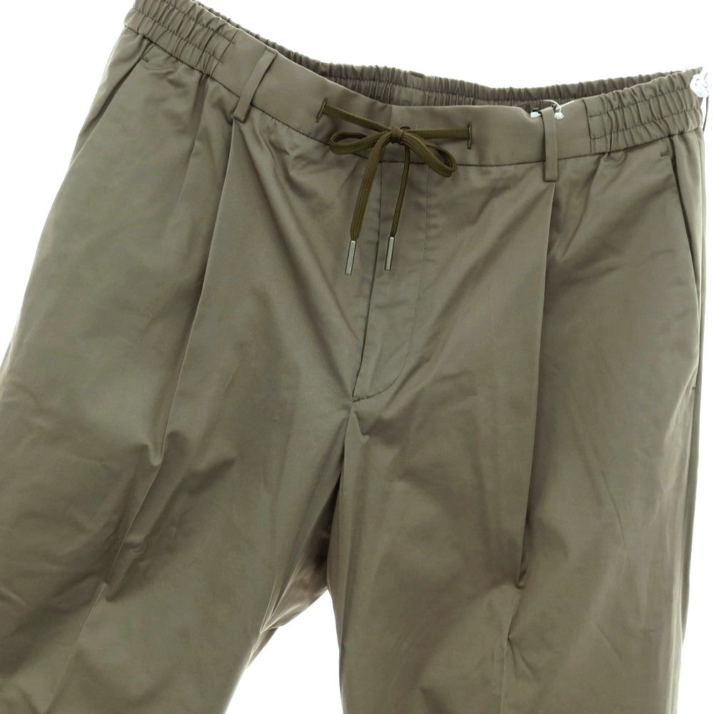 【新品】タリアトーレ TAGLIATORE ストレッチ コットン イージースラックスパンツ オリーブ【サイズ58】【 状態ランクN 】【 メンズ 】