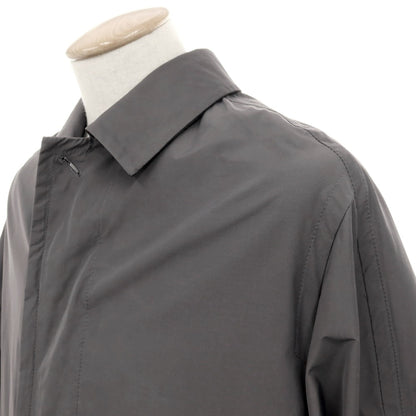 【新品】イーヴォ Hevo ポリエステルコットン ステンカラーコート グレー【サイズ44】【 状態ランクN 】【 メンズ 】